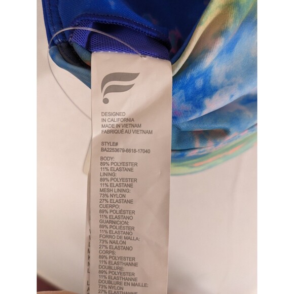 NWT Fabletics Sports Bra Oasis Twist Tie Dye Activewear Women's Size Medium - Picture 6 of 8